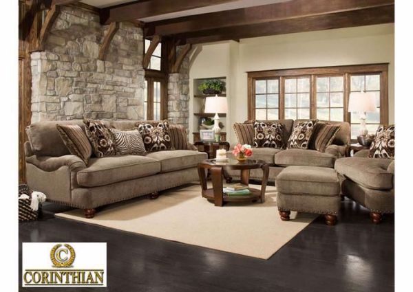 Picture of Prodigy Mink Sofa Set - Brown