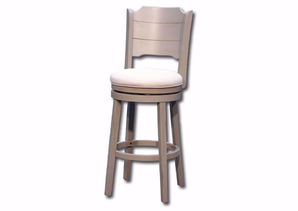 Clarion 30 Inch Swivel Bar Stool, Gray, Angle | Home Furniture Plus Bedding