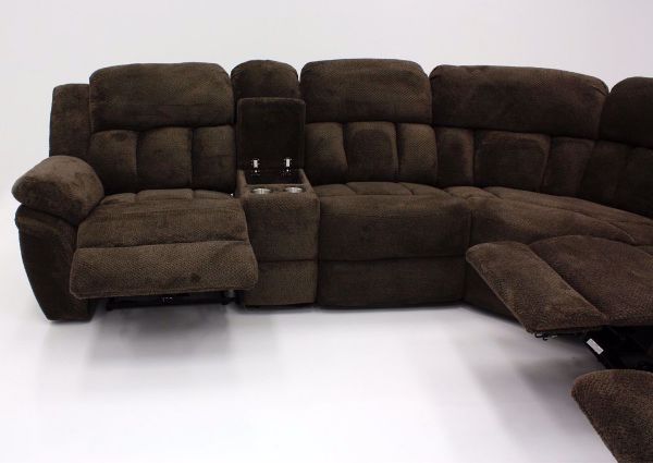 Picture of Santorini Power Reclining Sectional - Brown