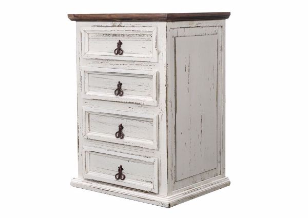 Picture of Chateau 4 Drawer Nightstand - White