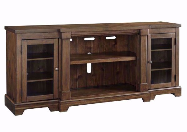 Brown Flynnter TV Stand Credenza by Ashley Furniture | Home Furniture Plus Bedding
