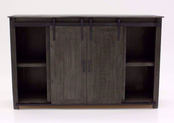 Distressed Gray Maverick TV Stand by Vintage Facing Front | Home Furniture Plus Bedding
