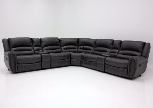 Picture of Torino Reclining Sectional Sofa - Gray
