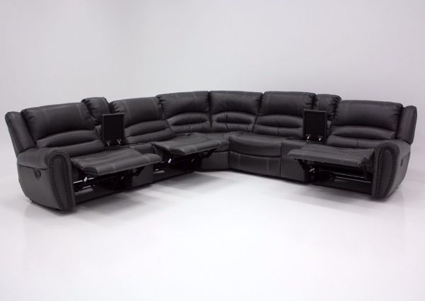 Picture of Torino Reclining Sectional Sofa - Gray
