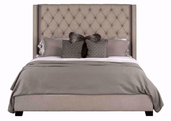 Light Gray Westerly Queen Bed Facing Front | Home Furniture Plus Bedding