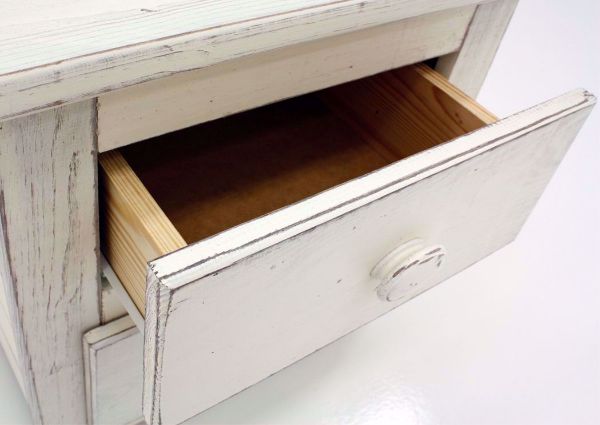 Duncan Nightstand, White, Drawer Detail | Home Furniture Plus Bedding