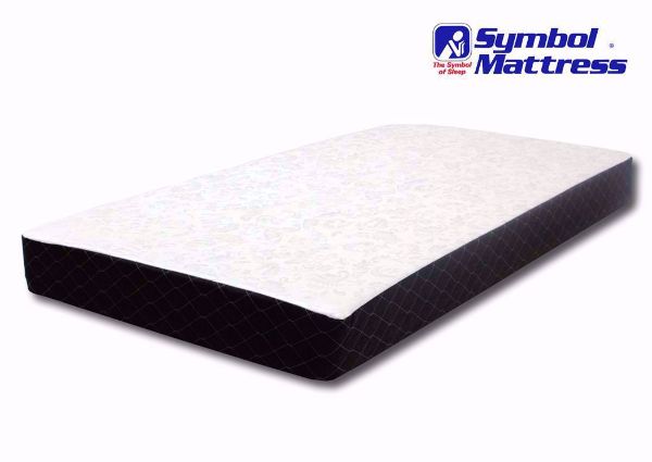 Slightly Angled View of the Twin Size Symbol Bunkie Mattress | Home Furniture Plus Mattress Store