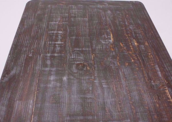 Distressed Weatherwood Brown Cottage Coffee Table Showing the Table Top | Home Furniture Plus Mattress