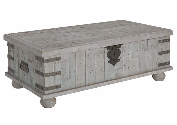 LIght Gray Carynhurst Coffee Table by Ashley Furniture | Home Furniture Plus Bedding