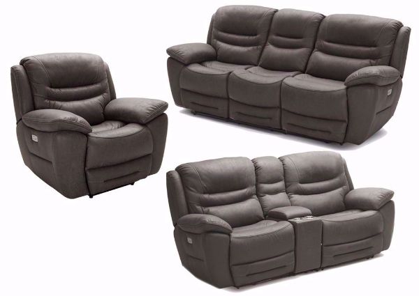 Chocolate Brown Power Reclining Sofa Set by K-Motion Includes Sofa, Loveseat and Recliner | Home Furniture Plus Bedding