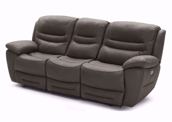 Brown Dakota POWER Reclining Sofa,  Angle | Home Furniture Plus Bedding