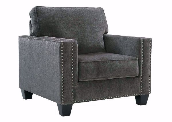 Gavril Chair by Ashley Furniture with Gray Upholstery | Home Furniture + Mattress