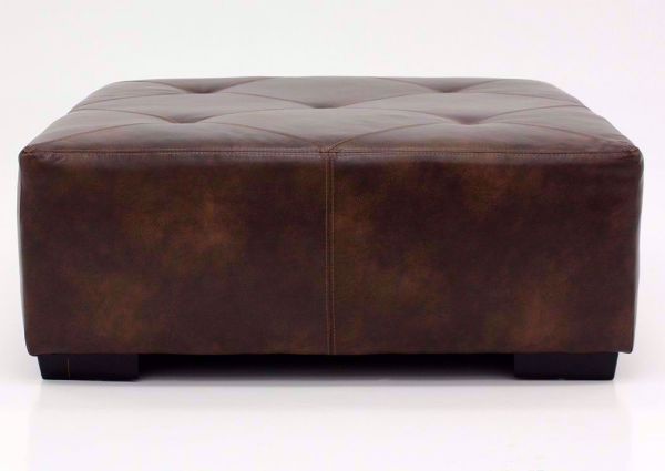 Brown Wesley Ottoman by Albany, Front Facing | Home Furniture Plus Bedding