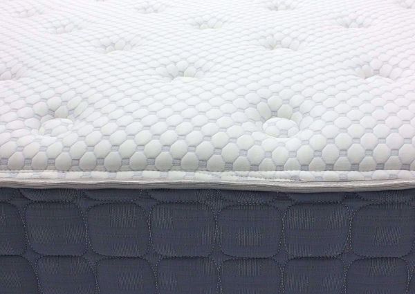 Close Up of the Quilting and Side Panel of the Twin Size Corsicana Renue Cool Firm Mattress | Home Furniture Plus Bedding