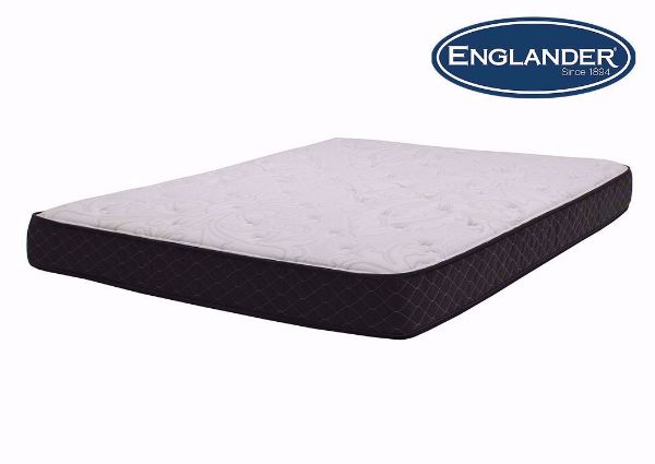 Slightly Angled View of the Twin Size Mike Mattress by Englander | Home Furniture Plus Mattress Store