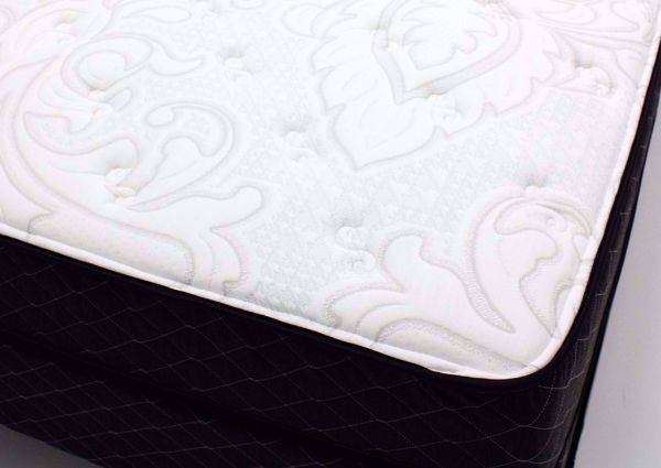 Close Up of the Quilting Details on the Top of the Queen Size Mike Mattress by Englander | Home Furniture Plus Mattress Store