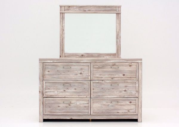 Picture of Willabry Dresser with Mirror - Beige