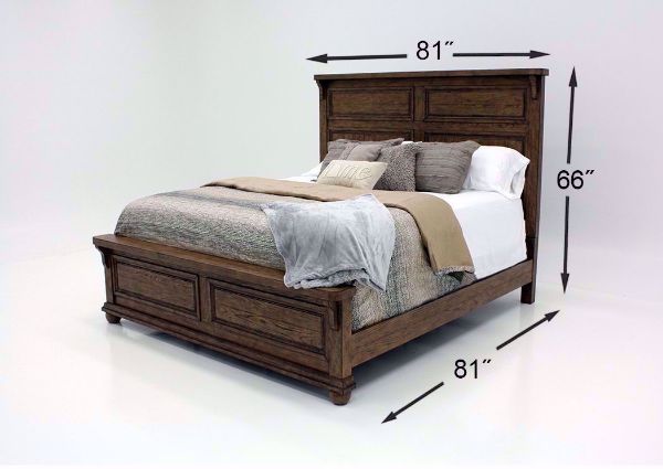 Barley Brown Harvest Home King Bed Dimensions | Home Furniture Plus Mattress