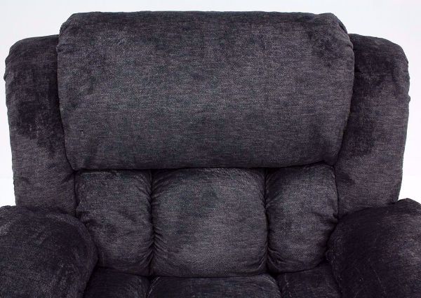 Lawrence Power Activated Recliner, Gray, Back Detail | Home Furniture Plus Bedding