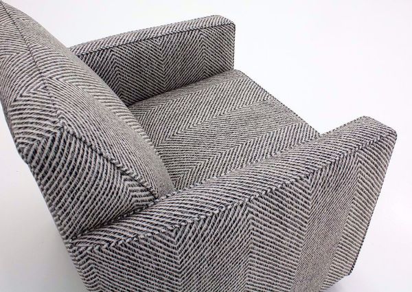 Stonewash Swivel Chair, Gray, Mood Shot | Home Furniture Plus Bedding