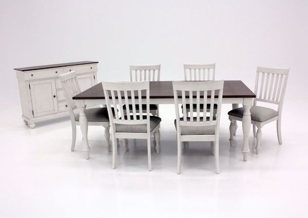Picture of Grand Bay 7 Piece Dining Table Set - White