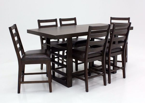 Picture of Summerlin 7 Piece Dining Table Set - Brown