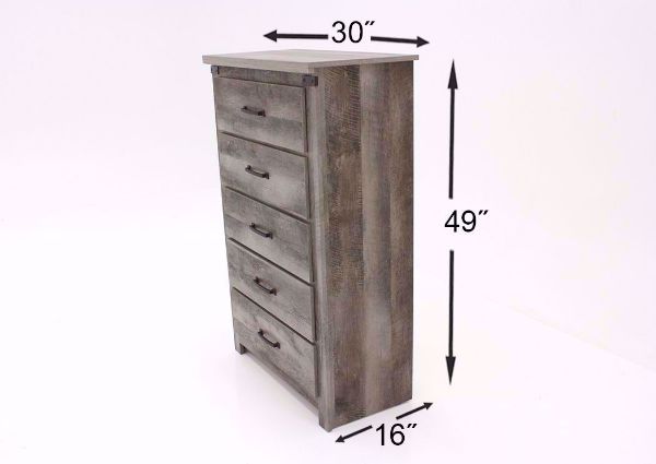 Rustic Brown Jourdan Creek Chest of Drawers Dimensions | Home Furniture Plus Bedding