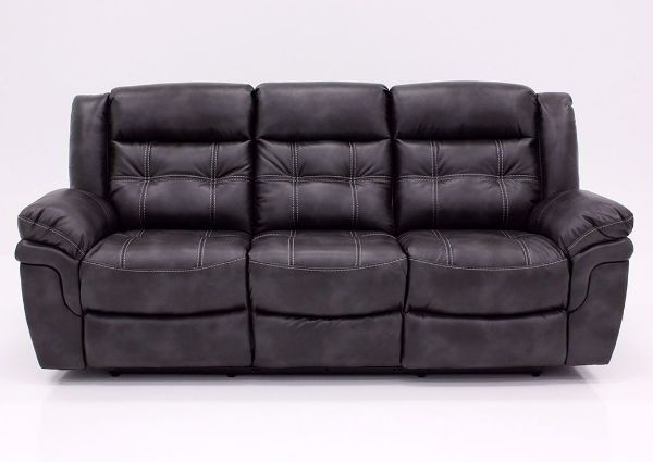 Detroit Reclining Sofa, Gray, Front Facing | Home Furniture Plus Mattress