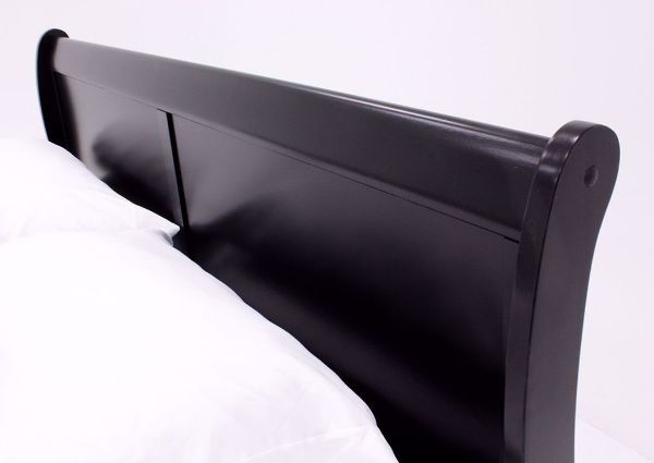 Louis Philippe King Bed, Black, Headboard | Home Furniture Plus Bedding