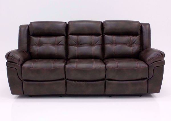 Brown Detroit Reclining Sofa, Front Facing | Home Furniture Plus Mattress