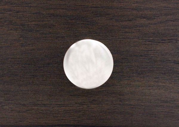 Dark Brown Jaymes Dresser with Mirror Showing the Round Drawer Pull | Home Furniture Plus Mattress