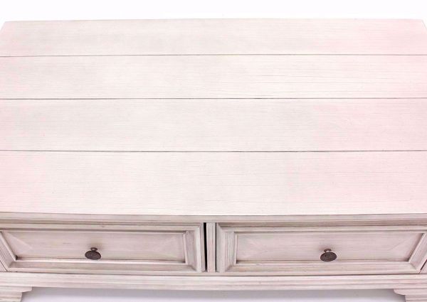 Antique White Passages Coffee Table Showing the Plank Style Table Top | Home Furniture Plus Bedding
