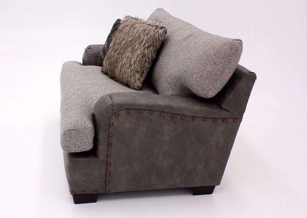 Brewhouse Chair, Taupe Brown, Side View | Home Furniture Plus Bedding