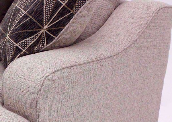 Arm Details of the Off White Marciana Sofa by Ashley Furniture | Home Furniture Plus Bedding