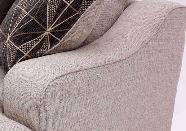 Arm Details of the Off White Marciana Chair and a Half by Ashley Furniture | Home Furniture Plus Bedding