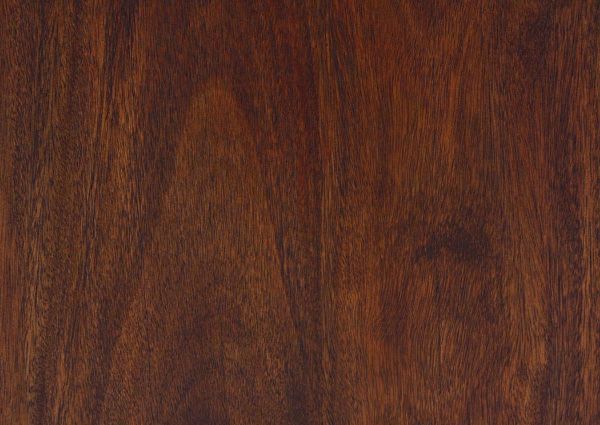 Close up of Warm Brown Finish on the Budmore End Table by Ashley Furniture | Home Furniture Plus Bedding