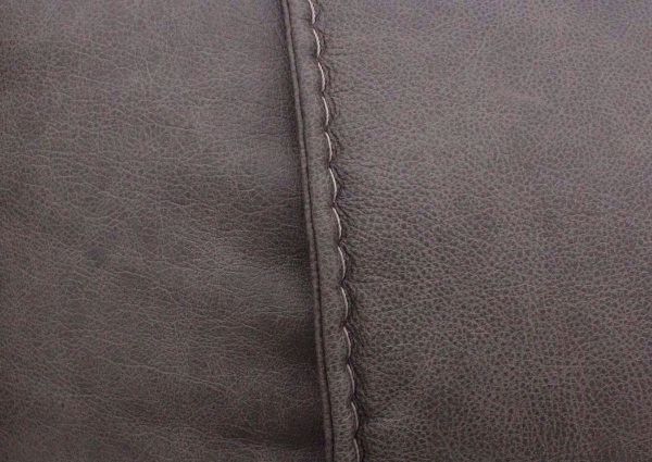 Accent Stitching on the Gray Wurstrow Power Reclining Sofa by Ashley Furniture | Home Furniture + Mattress