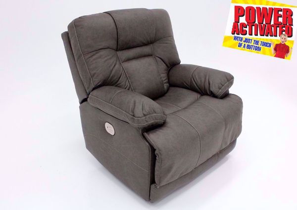Wurstrow Power Recliner by Ashley Furniture in Gray | Home Furniture Plus Bedding