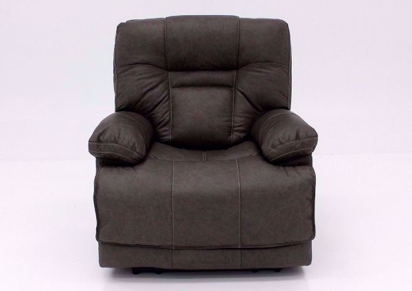 Front Facing Gray Wurstrow Power Recliner by Ashley Furniture | Home Furniture Plus Bedding