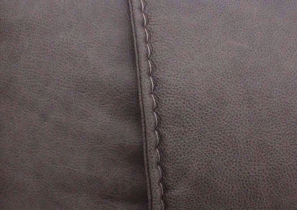 Accent Stitching Details on the Gray Wurstrow Power Recliner by Ashley Furniture | Home Furniture Plus Bedding