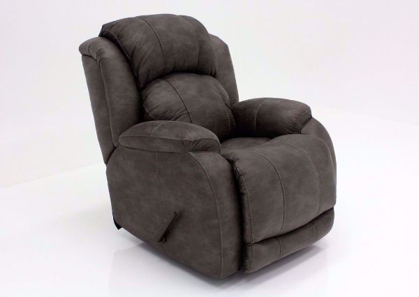 Denali Recliner with Steel Gray Microfiber Upholstery by HomeStretch | Home Furniture + Mattress