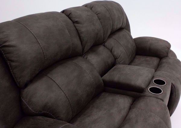 Side View/Full Length View of  the Denali Reclining Loveseat by HomeStretch | Home Furniture Plus Bedding