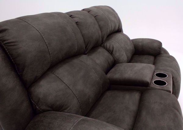 Side View/Full Length View of the Denali Power Reclining Loveseat by HomeStretch | Home Furniture Plus Bedding