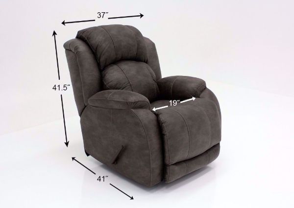 Dimension Details on the Denali Recliner by HomeStretch | Home Furniture + Mattress