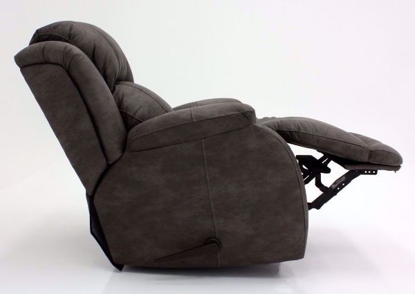 Side View of Partially Reclined Denali Recliner by HomeStretch | Home Furniture + Mattress