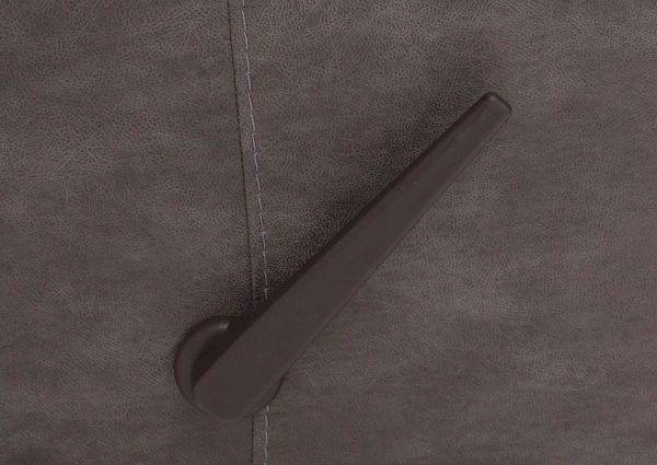 Close Up Detail of the Reclining Handle on the Denali Recliner by HomeStretch | Home Furniture + Mattress