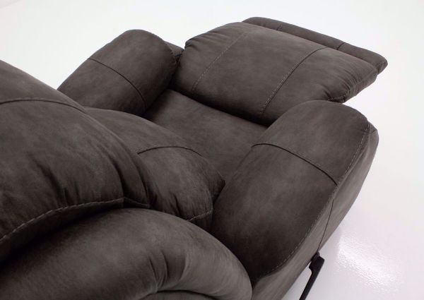 Close Up From the Headrest to the Recliner Footrest on the Denali Recliner by HomeStretch | Home Furniture + Mattress