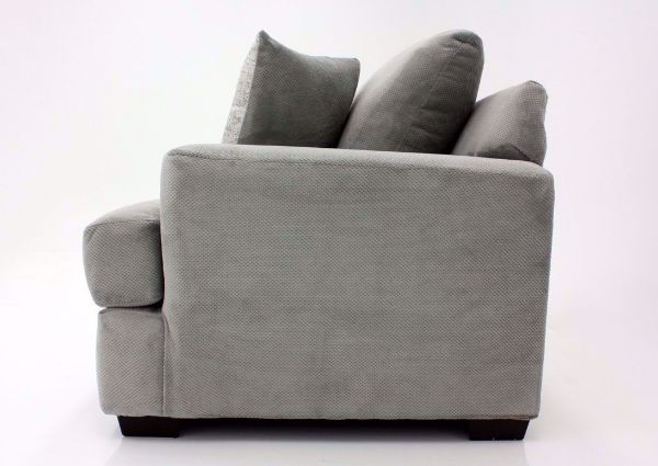 Cooper Loveseat, Platinum Gray, Side View | Home Furniture Plus Bedding