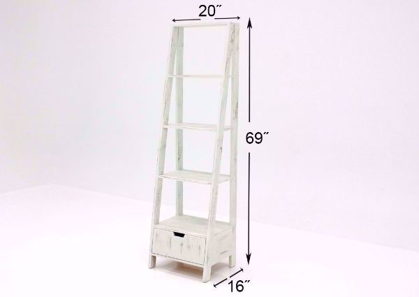 Rustic White Ladder Bookcase Dimensions | Home Furniture Plus Bedding