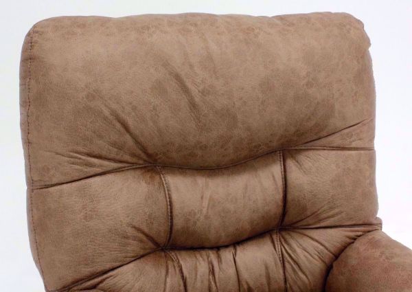 Light Brown Marshall POWER Rocker Recliner Showing the Seat Back | Home Furniture Plus Bedding